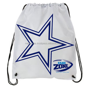 Cheap 210D Nylon Pull String Drawstring Bags Printing Custom Logo Drawing String Bag <b>Backpack</b> with Single Double Sided Printing - Product Image 1