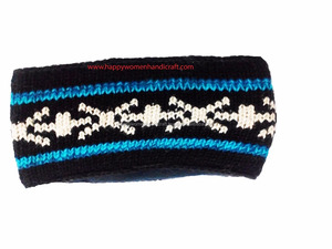 ที่คาดผม100% ทำด้วยมือทำจากผ้าขนสัตว์อุปกรณ์เสริมสำหรับฤดูหนาวผู้ชายและผู้หญิงดีไซน์ใหม่การค้าที่เป็นธรรมสำหรับฤดูหนาว - Product Image 4