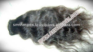 TEJIDO DE CABELLO LISO Y SUAVE, CABELLO HUMANO INDIO VIRGEN REMY, CABELLO ALINEADO CON CUTICULA NATURAL SIN TRATAR - Product Image 3