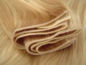 Factory Made Machine Wefts Blonde Hair Natural Virgin Remy Hair in Chennai India - Product Image 2