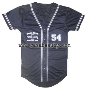 Hot Sale Custom Printed 100% Polyester Breathable Plus Size Anti-UV <b>Raglan</b> Baseball Shirt/Button Down Women's Baseball Jersey - Product Image 6