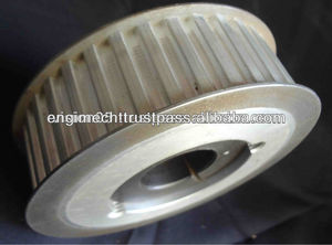 Poleas de correa dentada de aleación de metal OEM personalizables de alta precisión Todos los tamaños con varios perfiles de dientes - Product Image 3