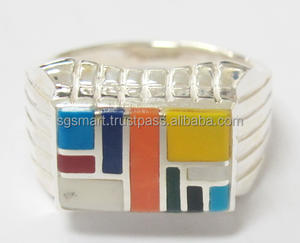 เงิน925แหวนด้วยการออกแบบเครื่องประดับหินโรงงานขายส่งในประเทศไทย - Product Image 3