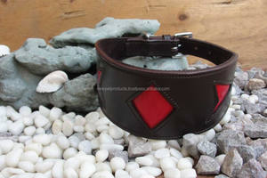 Handmade Customized Luxury Soft <b>Padded</b> Leather Dog Collar High Quality Adjustable Training Accessories for Small Large Solid - Product Image 6