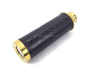 Télescope nautique antique en laiton maritime avec télescope encastré en cuir rose par Calvin artisanat - Product Image 3