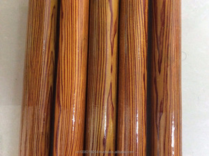Palo de madera recubierto de PVC para MANGO de escoba con gancho de plástico, escoba de madera recubierta de pvc de 120X2,2 cm - Product Image 1