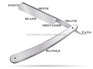 Carpeta de afeitar borde único inteligente BARBER SALON de corte recto la maquinilla de afeitar RASOIR - Product Image 2