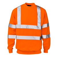 T-shirt de travail pour homme à manches longues, haute visibilité, respirant, coupe-vent, infroissable, anti-rétrécissement, 100% polyester, grandes tailles