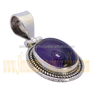 Nuevas tendencias Accesorios para hombre 925 Plata de ley Amatista Colgante de piedras preciosas Joyería fina Colgantes y dijes - Product Image 2