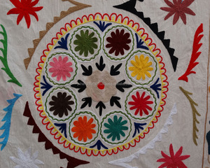 En gros Belle Suzani Brodé À la Main Tenture Murale Suzani Jeter - Product Image 3