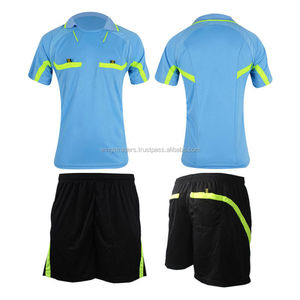 New Men's Soccer Football Jersey Short Sleeve Shirt Shorts for <b>Referee</b> - Product Image 2