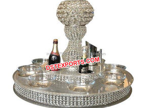Soporte de globo de cristal, centro de mesa de bola de cristal con soporte, novedad - Product Image 3