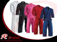 Uniformes de Karate y Artes Marciales Unisex para Adultos, Hechos a Medida, 100% Algodón, Transpirables, Ajustados, Raees Co. RC-K56