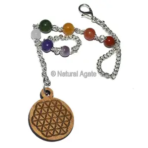 Flower of Life Chakra Chain : Supplier of Pendulums Chain - Crystals Chains