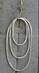 New Fashion <b>Silver</b> Earring Basic Thread and <b>Wire</b> Design for Weddings and Gifts Made From 925 <b>Sterling</b> <b>Silver</b> - Product Image 1