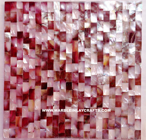 Belle Mosaïque Rouge Nacre Carreaux - Product Image 1