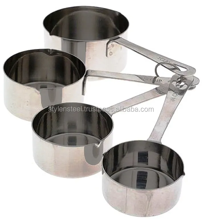 Набор мерных ложек из нержавеющей стали для выпечки кухонных сухих и жидких ингредиентов, цветные мерные чашки на заказ