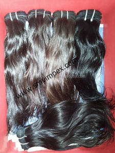 Tissage de cheveux naturels remy, cheveux humains lisses, tissage style indien, sans perte et emmêlé, vente en gros - Product Image 2