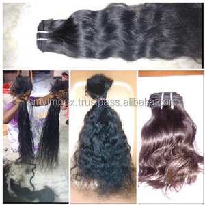 Extension de cheveux bruts non transformés capable de blanchir et de teindre. tissage de cheveux humains de temple. Meilleurs cheveux d'Inde - Product Image 6