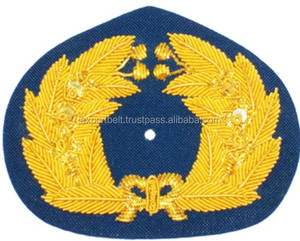 Japan Handmade Embroidered Blazer Badge High Quality Sew-On Hat Patch in Fabric Brass and Felt for <b>Shoes</b> <b>Decoration</b> - Product Image 3