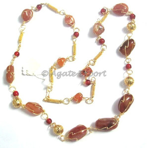 Collar de Piedras Preciosas de Ágata Akik, Piedras Rodadas, Feng Shui, Amor, Arte y Coleccionables, Compra al por Mayor - Product Image 1