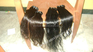 ¡Pelo de templo indio, solo! ¡Sin mezcla de pelo de animal! Extensiones de cabello humano remy indio virgen, precio barato - Product Image 5