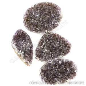 top quality aaa black amethyst druzy gemstones for sale