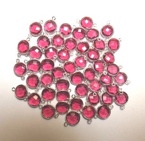 925เครื่องประดับพลอยทับทิมควอตซ์แบบเหลี่ยมเพชรพลอยส่วนประกอบพรีเมี่ยม - Product Image 5