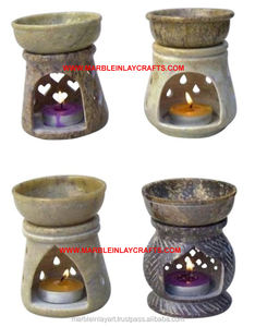 Designer Soapstone Aroma <b>Oil</b> Diffuser, Fragrance <b>Oil</b> <b>Lamp</b> - Product Image 1