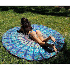 Tapis rond de pique-nique indien bohème, style Mandala, tapisserie de plage, serviette suspendue murale, vente en gros, - Product Image 3