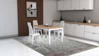 Hochwertiger KUMAR Persischer Design Handgeknüpfter Wolle/Seide Haustierfreundlicher Plüsch-Teppich Mittlere Dicke Teppich-Sets Top-Qualität