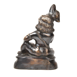 Statue de bébé en laiton Bronze Antique indien fait à la main, figurines de Krishna, décoration de la maison, articles cadeaux SMG-249 - Product Image 3