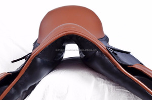 Shinxemax — selle en fibre synthétique, deux tons, noir et brun, PREMIUM - Product Image 4