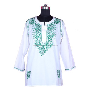 DR156 New Arrival 2023 Chicken Kurti Products, Chicken Kurti Suppliers Western Party Wear Designer <b>Kurtis</b> New Arrival Fancy Hot - Product Image 1