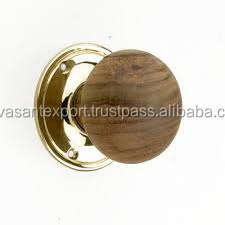 Paire de boutons de porte en bois reproduction édouardienne victorienne ébonisée boutons de porte nouveauté boutons d'armoire - Product Image 3