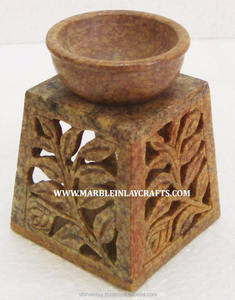 Soapstone Oil Burners, Stone Aroma Oil Diffuser - Product Image 1