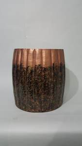 Tabouret en aluminium martelé - Product Image 6