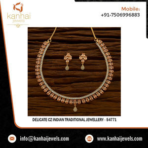 Joyería tradicional india de CZ delicada - Product Image 2