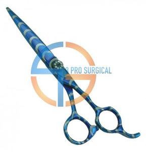 สกรูหัวกระโหลกเคลือบไทเทเนียมกรรไกรตัดผมสำหรับช่างตัดผมกระจก HRC เหล็กปรับแต่งได้ - Product Image 1