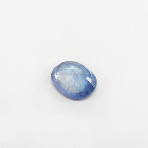 Piedra preciosa de zafiro azul creada en laboratorio 11x14mm Corte ovalado 8,0 Cts Piedra preciosa IG3839 - Product Image 3