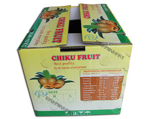 Caja de Cartón Corrugado para Envasado de Fruta, Papel para Exportación de Fruta Chiku - Product Image 4