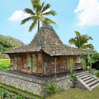 Cabañas de casa antiguas Javanese No 3