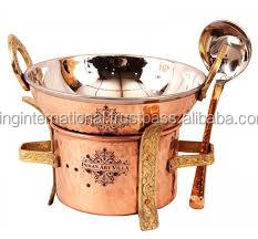 ชุดทองแดงเหล็กของ1จานที่ให้บริการ Handi 750มิลลิลิตรทองแดงช้อนส้อมทองแดง - Product Image 3