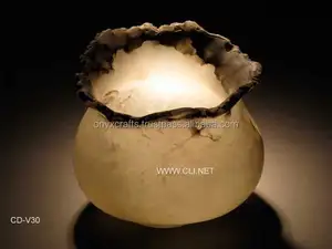 Onyx Votive Natural Shape <b>Candle</b> Holder Price Other <b>Candle</b> Holders <b>Lanterns</b> & <b>Candle</b> Jars - Product Image 1