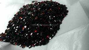 Granate Rojo Zambiano en Forma de Marquesa, Gemas Sueltas 100% Naturales, Piedras Facetadas de Alta Calidad para Joyería, Uso Elegante - Product Image 2