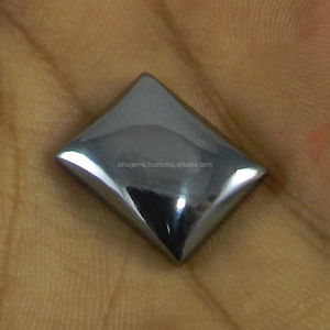 Gms-gemas de silicona Natural para joyería, cabujones rectangulares de la mejor calidad, 1,80 gms, 13x17mm - Product Image 3