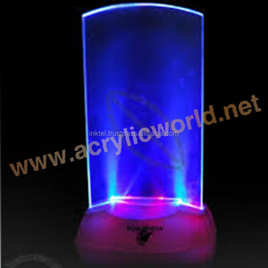 โปรโมชั่นปรับแต่งไฟ LED อะคริลิเหล้าชั้นวางไวน์แสดงเคาน์เตอร์ - Product Image 3