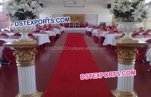 Pilares de Pasillo y Entrada de Boda Modernos de Fibra de Cristal, Autoportantes, Tamaño Personalizable para Eventos de Estilo Hindú - Product Image 6