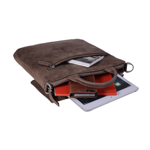 Genuine Leather Laptop <b>Bag</b> Vintage Business Briefcase RFID Protection Slim <b>Shoulder</b> Messenger Notebook Case for <b>Men</b> Women Cover - Product Image 6