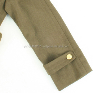 Nuevo Otoño Invierno personalizado al por mayor de moda de alta calidad ropa de lana de los hombres WW2 grandes abrigos - Product Image 4